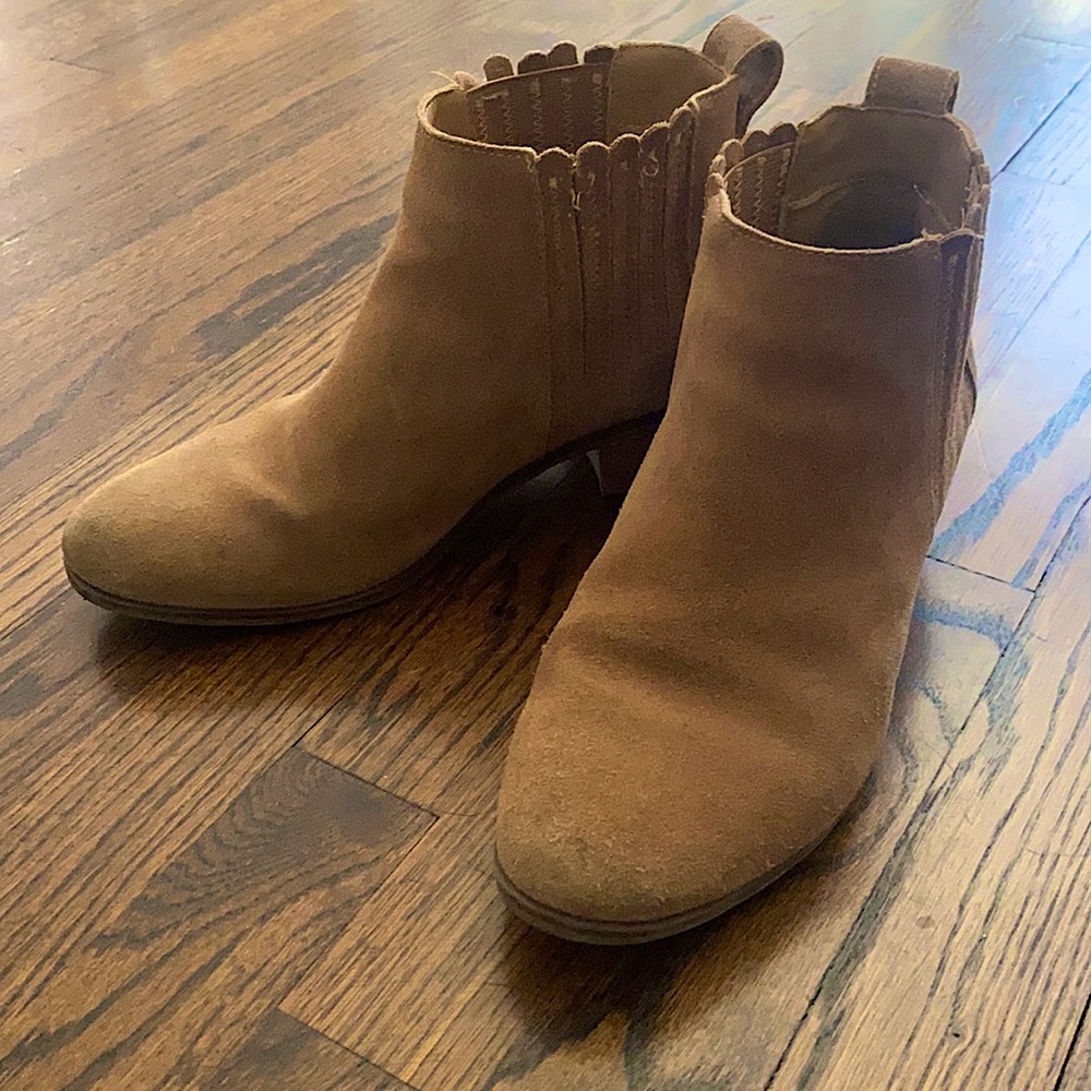 Jack Rogers suede ankle booties size 8.5